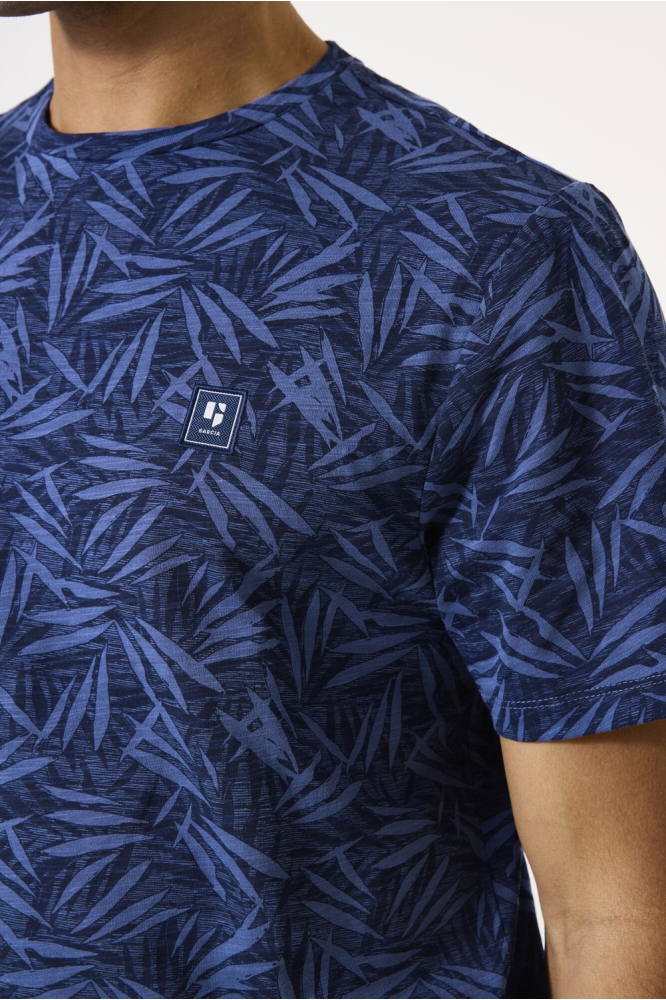 T SHIRT MET PRINT E51210 2591 DEEP INK